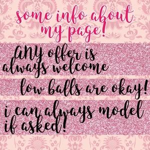 just some things to remember when shopping my page